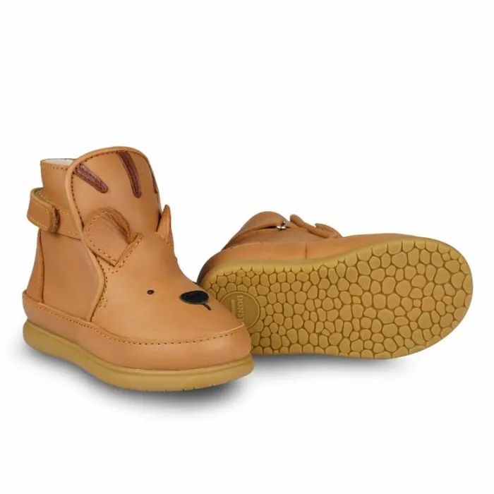 Donsje Amsterdam Toddler Shoes Girls Girls Dubu Classic Shoes Camel Classic Leather