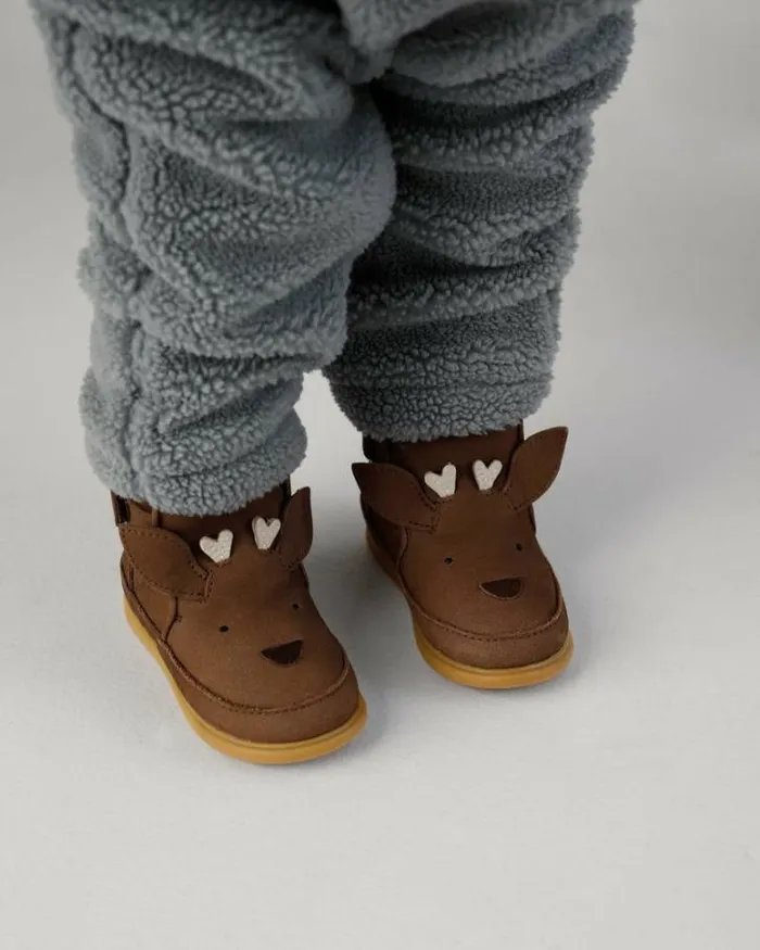 Donsje Amsterdam Toddler Shoes Girls Girls Dubu Special Shoes Hazelnut Nubuck
