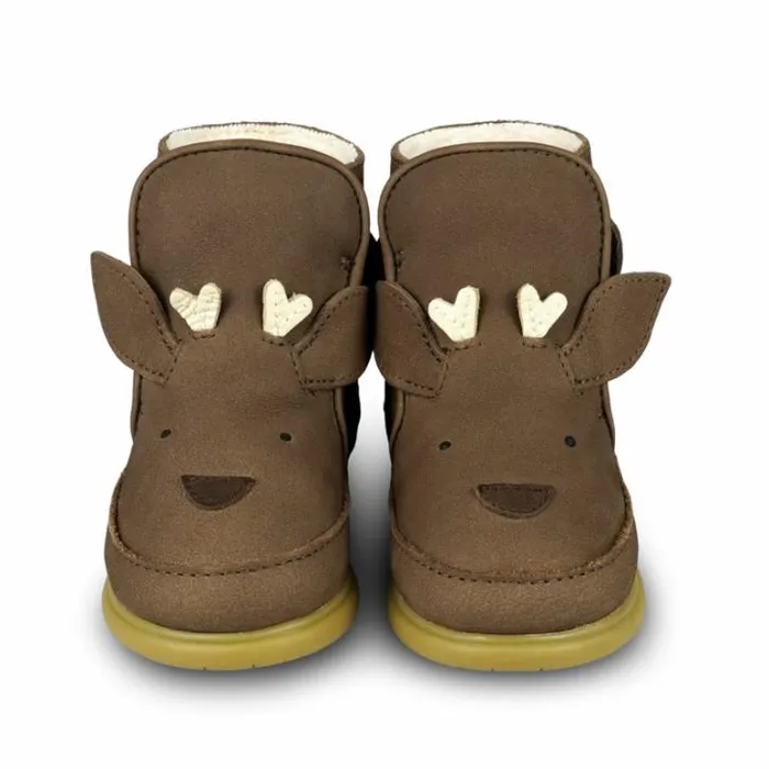 Donsje Amsterdam Toddler Shoes Girls Girls Dubu Special Shoes Hazelnut Nubuck
