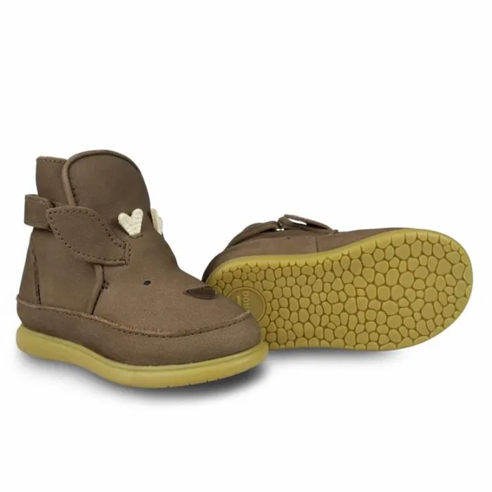 Donsje Amsterdam Toddler Shoes Girls Girls Dubu Special Shoes Hazelnut Nubuck
