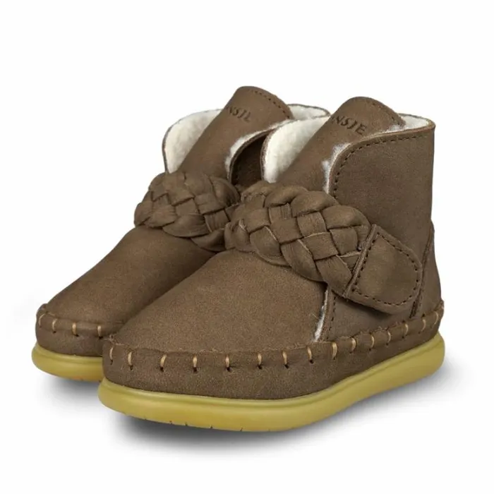 Donsje Amsterdam Toddler Shoes Girls Girls Marcou Shoes Hazelnut Nubuck