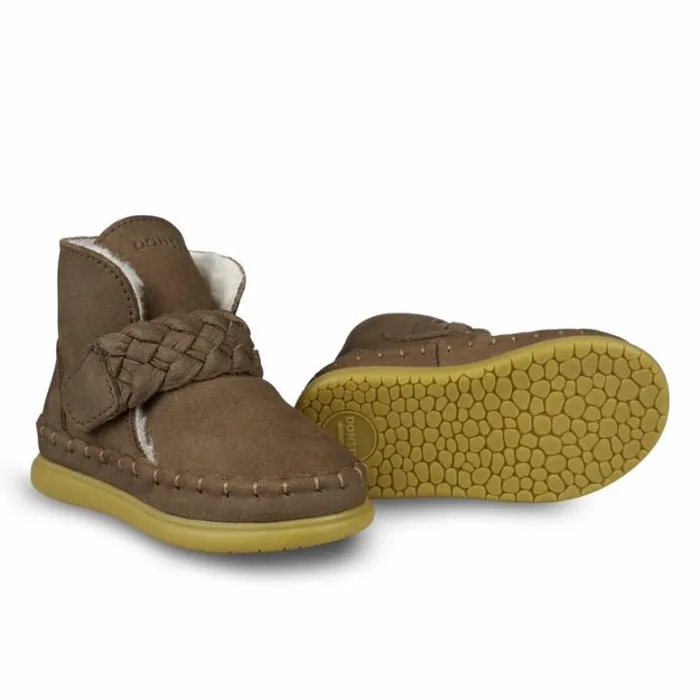 Donsje Amsterdam Toddler Shoes Girls Girls Marcou Shoes Hazelnut Nubuck