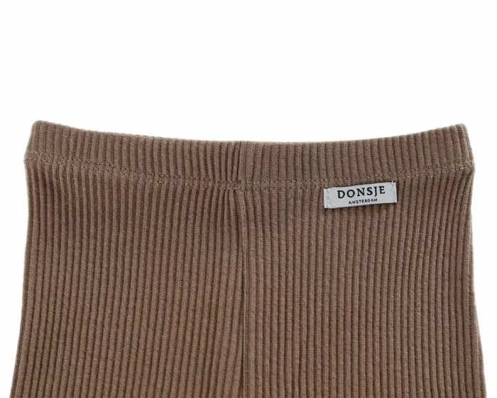 Donsje Amsterdam Trousers and Leggings Baby Lucy Leggings Hazelnut