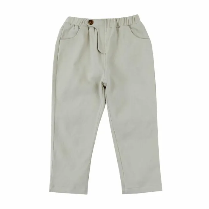 Donsje Amsterdam Trousers and Leggings Girls Beekie Trousers Cloudy Cream