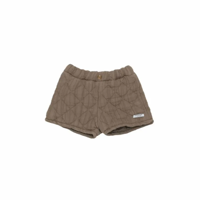 Donsje Amsterdam Trousers and Leggings Girls Moss Shorts Dusty Brown