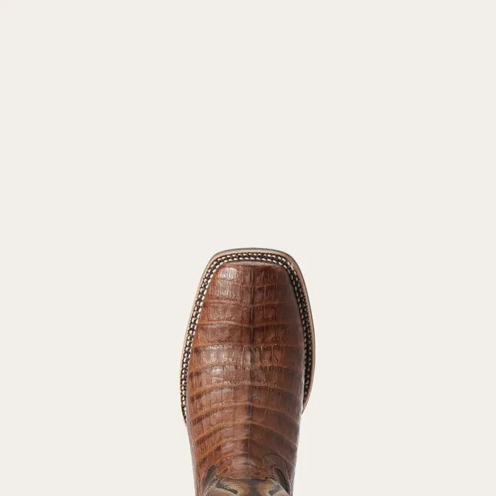 Double Down Western Boot Caramel Caiman Belly Men Ariat Western Boots Double Down Western Boot Caramel Caiman Belly Men Ariat Western Boots