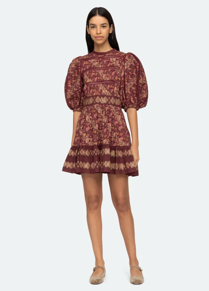 Dresses Women Sea New York Giulia Dress Maroon