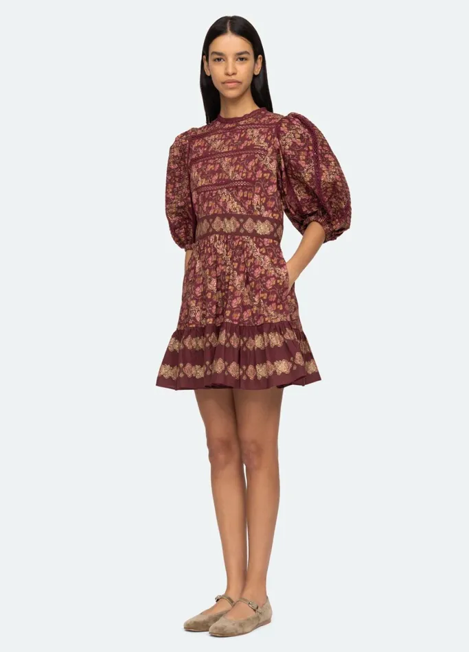 Dresses Women Sea New York Giulia Dress Maroon