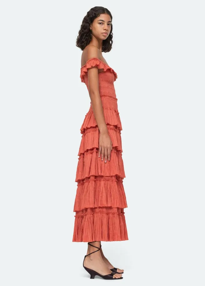 Dresses Women Sea New York Micah Tiered Dress Ocean