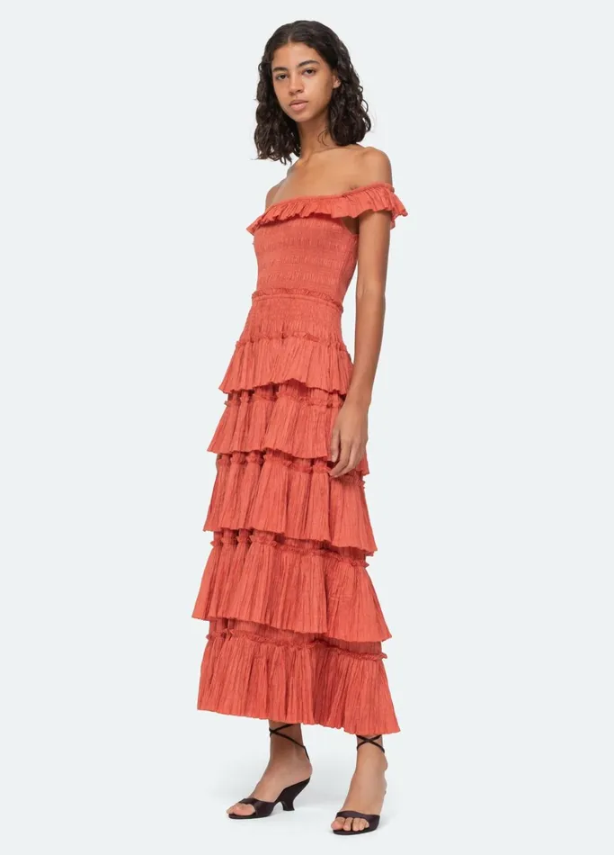 Dresses Women Sea New York Micah Tiered Dress Ocean