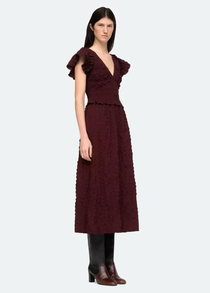Dresses Women Sea New York Piero Dress Bordeaux