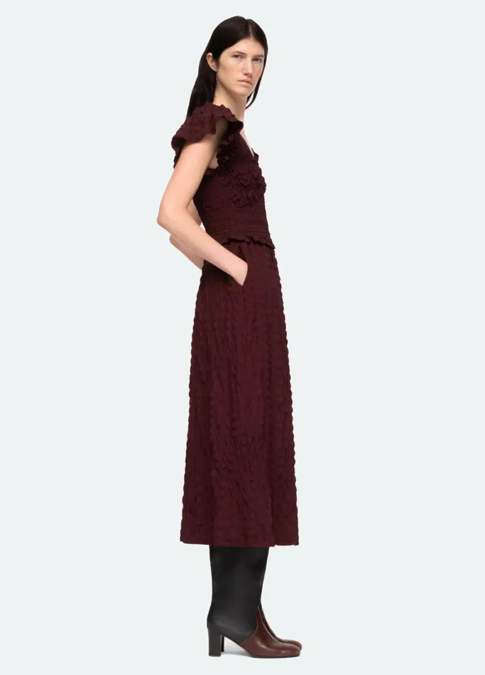Dresses Women Sea New York Piero Dress Bordeaux