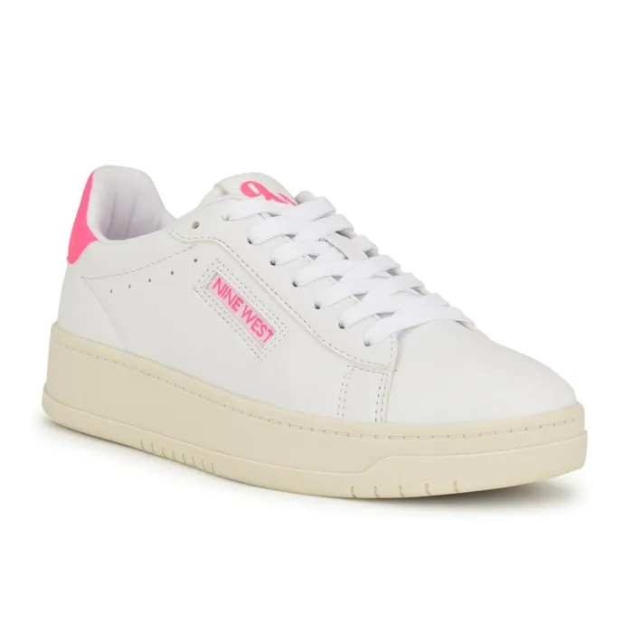 Dunnit Laceup Sneakers White Women Nine West Sneakers Dunnit Laceup Sneakers White Women Nine West Sneakers