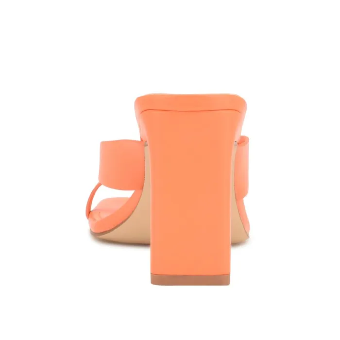 Durlife Heeled Thong Sandals Orange Women Nine West Sandals Durlife Heeled Thong Sandals Orange Women Nine West Sandals