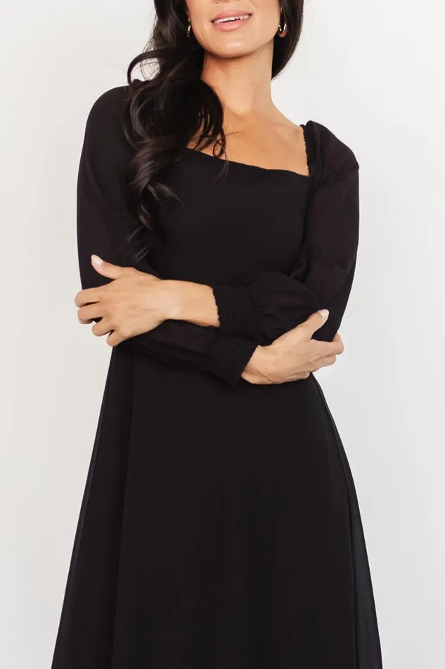 Elise Short Dress Black Women Baltic Born Short Dresses Elise Short Dress Black Women Baltic Born Short Dresses
