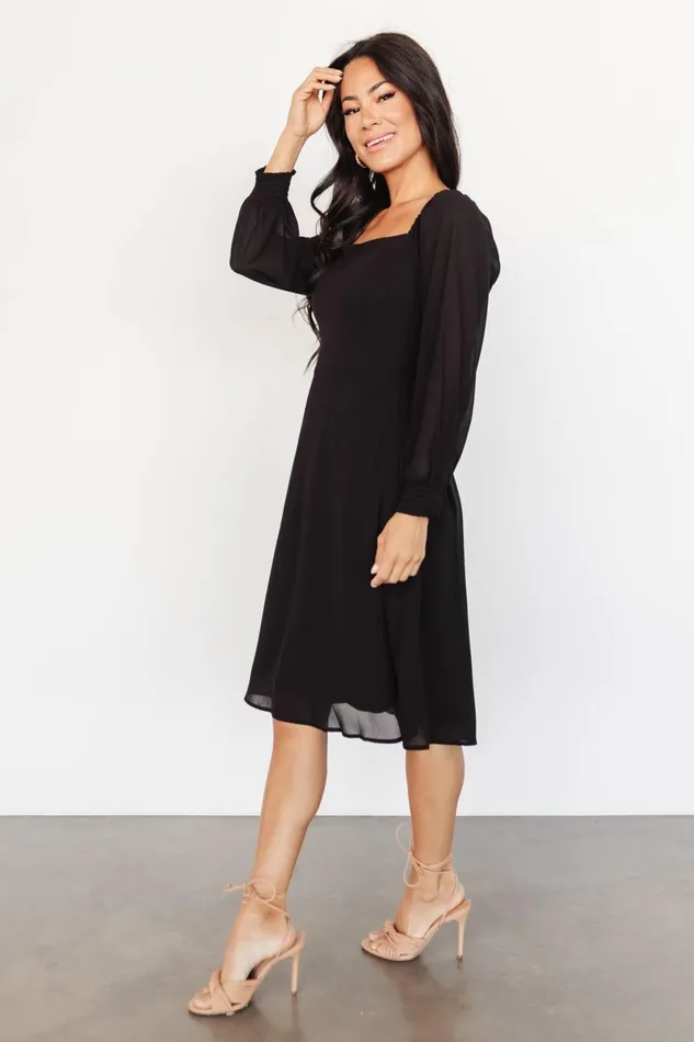 Elise Short Dress Black Women Baltic Born Short Dresses Elise Short Dress Black Women Baltic Born Short Dresses