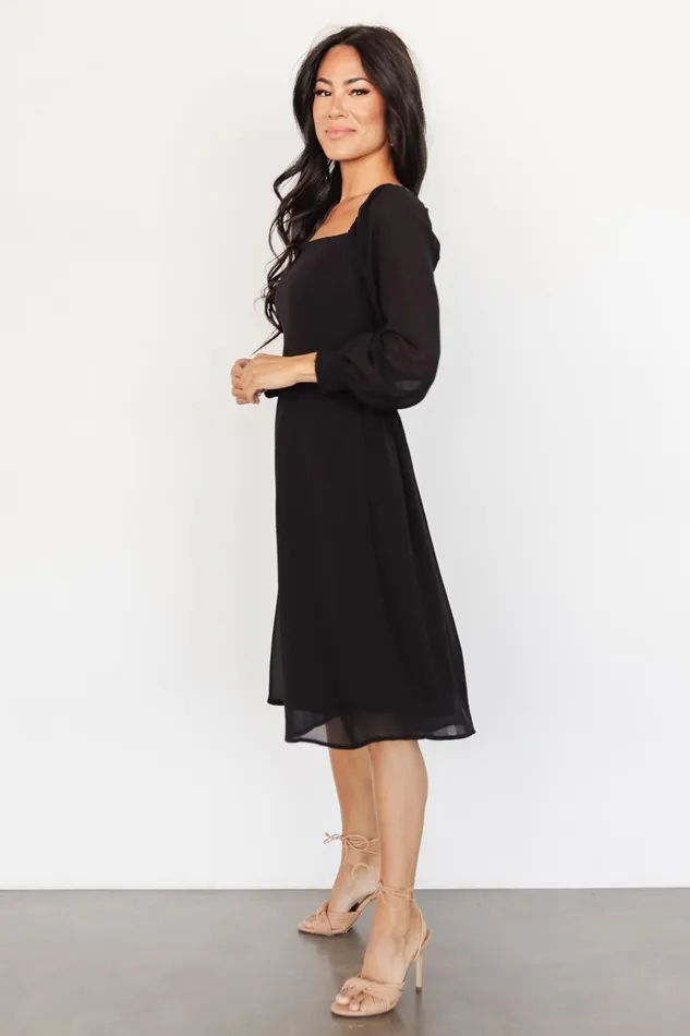 Elise Short Dress Black Women Baltic Born Short Dresses Elise Short Dress Black Women Baltic Born Short Dresses