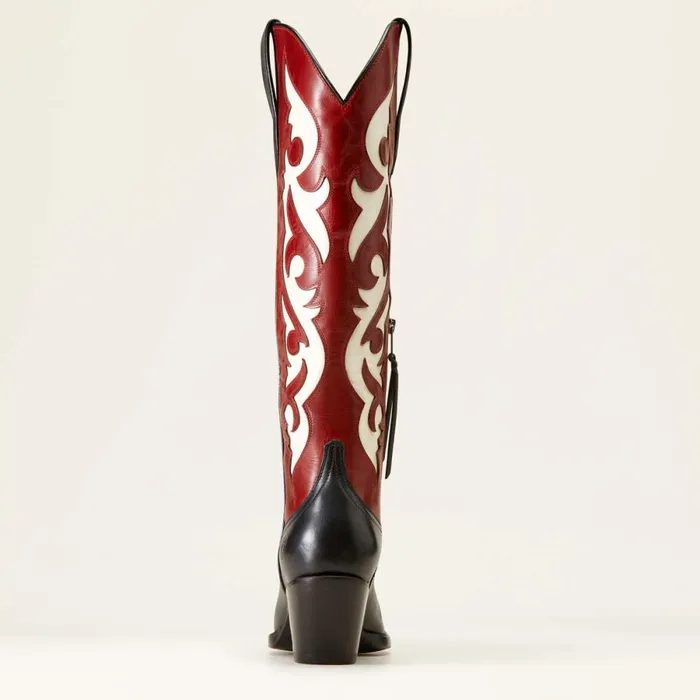 Elvira StretchFit Western Boot Satin Black Women Ariat Western Boots Elvira StretchFit Western Boot Satin Black Women Ariat Western Boots