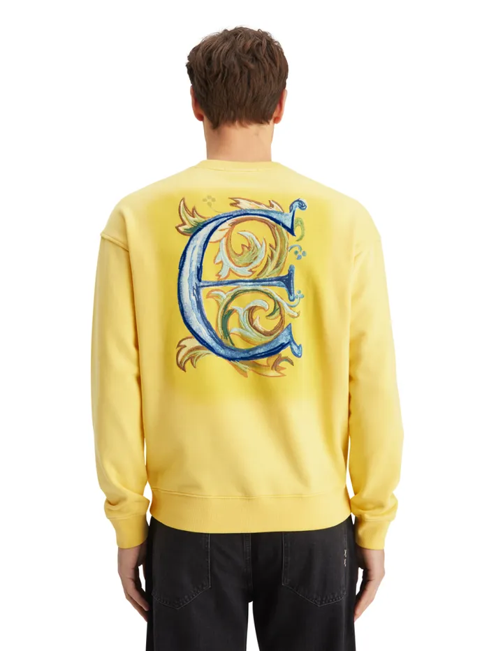 EMBASSY OF THE FREE MIND SWEATSHIRT Candlelight Men Scotch and Soda Sweatshirts and Hoodies EMBASSY OF THE FREE MIND SWEATSHIRT Candlelight Men Scotch and Soda Sweatshirts and Hoodies