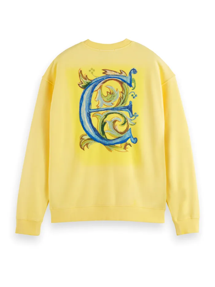 EMBASSY OF THE FREE MIND SWEATSHIRT Candlelight Men Scotch and Soda Sweatshirts and Hoodies EMBASSY OF THE FREE MIND SWEATSHIRT Candlelight Men Scotch and Soda Sweatshirts and Hoodies
