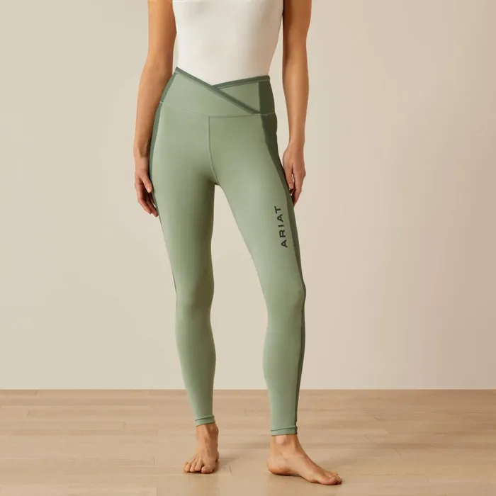 Eos Chic Half Grip Tight Lily Pad Women Ariat Pants and Shorts