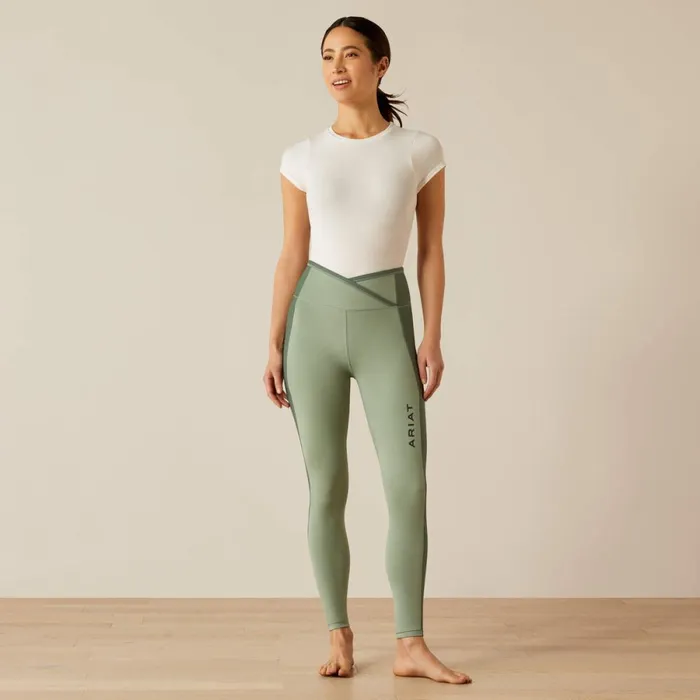 Eos Chic Half Grip Tight Lily Pad Women Ariat Pants and Shorts Eos Chic Half Grip Tight Lily Pad Women Ariat Pants and Shorts