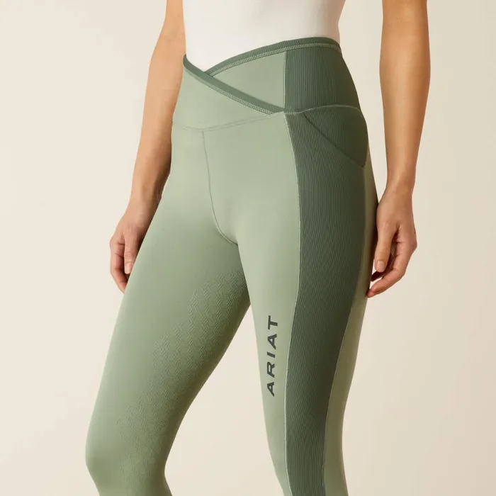 Eos Chic Half Grip Tight Lily Pad Women Ariat Pants and Shorts Eos Chic Half Grip Tight Lily Pad Women Ariat Pants and Shorts