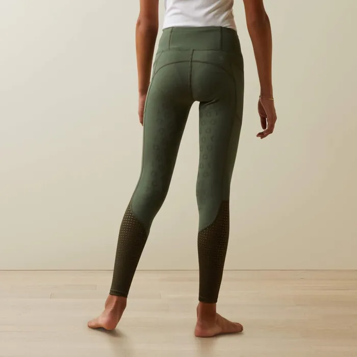 Eos Full Seat Tight Beetleforest Mist Kids Ariat English Riding Clothing Eos Full Seat Tight Beetleforest Mist Kids Ariat English Riding Clothing