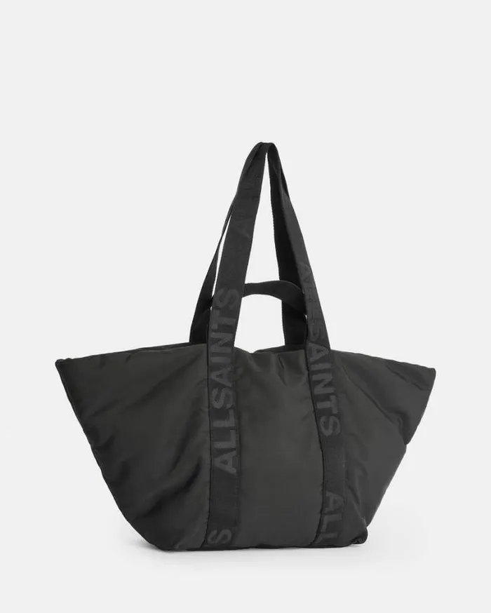 Esme Recycled Tote Bag Black Women AllSaints Handbags and Wallets