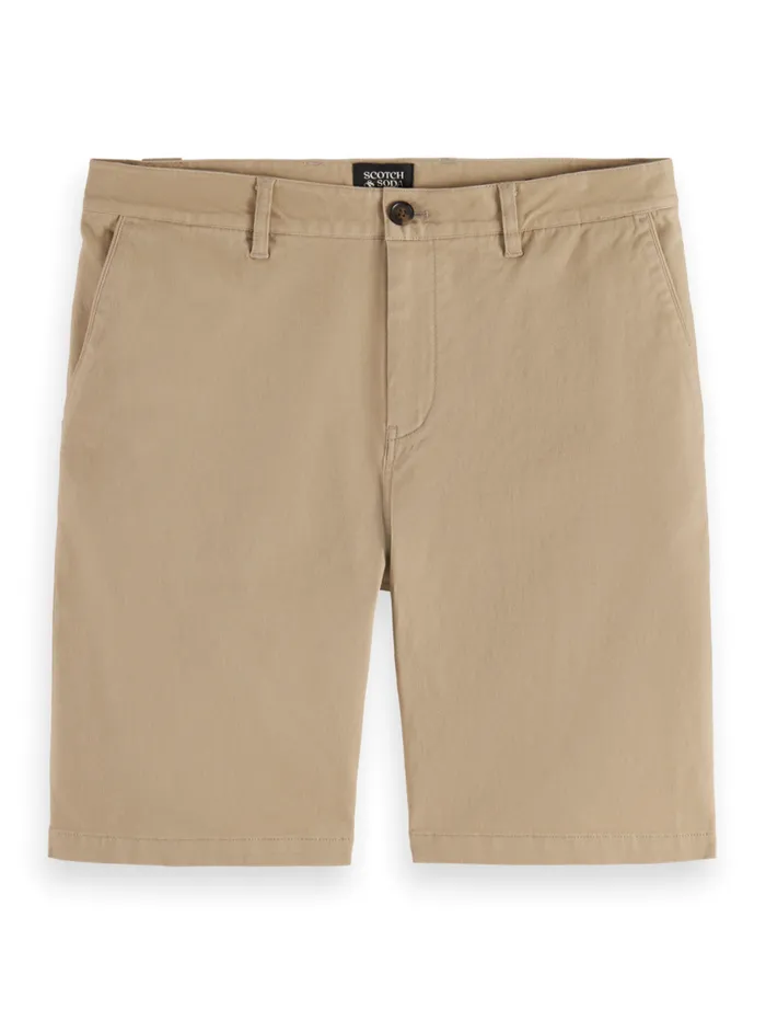 Essential 8211 STUART 8211 COTTONBLEND TWILL SHORT Black Men Scotch and Soda Shorts Essential 8211 STUART 8211 COTTONBLEND TWILL SHORT Black Men Scotch and Soda Shorts