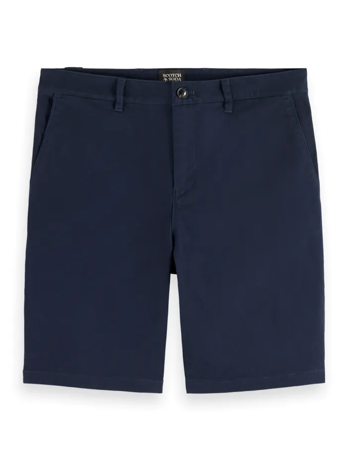 Essential 8211 STUART 8211 COTTONBLEND TWILL SHORT Black Men Scotch and Soda Shorts Essential 8211 STUART 8211 COTTONBLEND TWILL SHORT Black Men Scotch and Soda Shorts