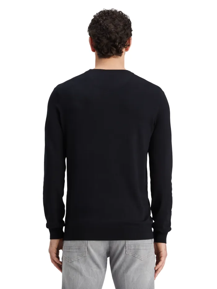 Essential 8211 VISCOSE PULLOVER CREWNECK Black Men Scotch and Soda Sweatshirts and Hoodies Essential 8211 VISCOSE PULLOVER CREWNECK Black Men Scotch and Soda Sweatshirts and Hoodies