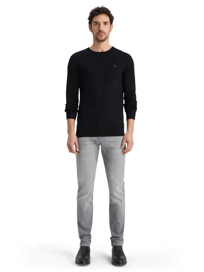 Essential 8211 VISCOSE PULLOVER CREWNECK Black Men Scotch and Soda Sweatshirts and Hoodies Essential 8211 VISCOSE PULLOVER CREWNECK Black Men Scotch and Soda Sweatshirts and Hoodies