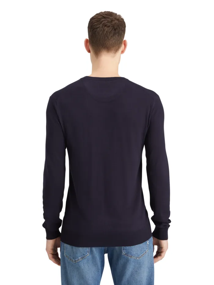 Essential 8211 VISCOSE PULLOVER CREWNECK Black Men Scotch and Soda Sweatshirts and Hoodies Essential 8211 VISCOSE PULLOVER CREWNECK Black Men Scotch and Soda Sweatshirts and Hoodies