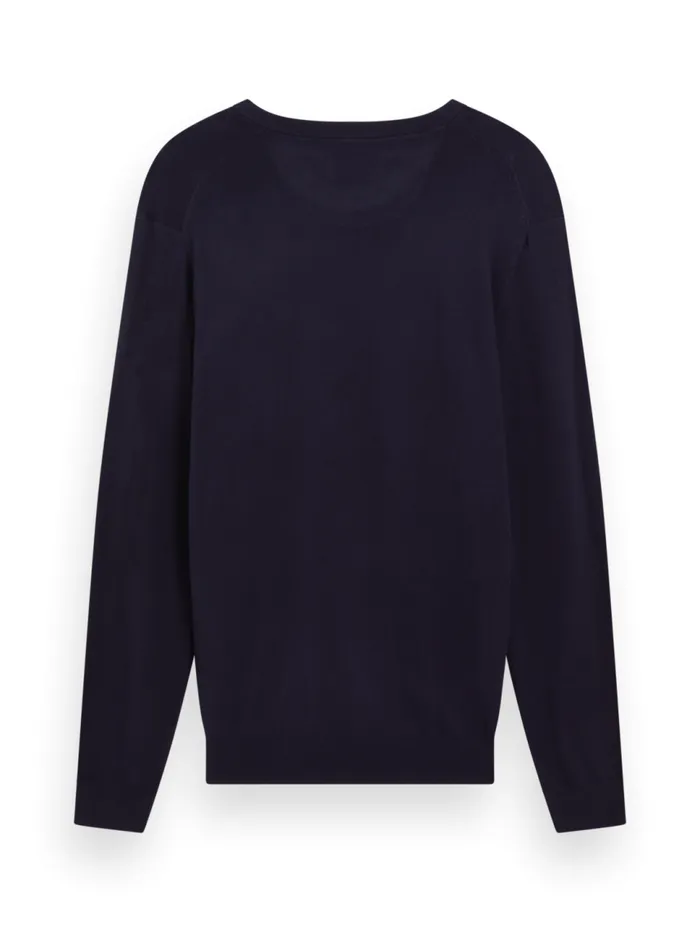 Essential 8211 VISCOSE PULLOVER CREWNECK Black Men Scotch and Soda Sweatshirts and Hoodies Essential 8211 VISCOSE PULLOVER CREWNECK Black Men Scotch and Soda Sweatshirts and Hoodies