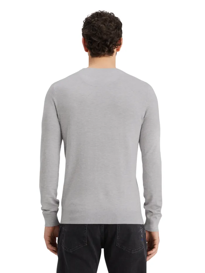 Essential 8211 VISCOSE PULLOVER CREWNECK Black Men Scotch and Soda Sweatshirts and Hoodies Essential 8211 VISCOSE PULLOVER CREWNECK Black Men Scotch and Soda Sweatshirts and Hoodies