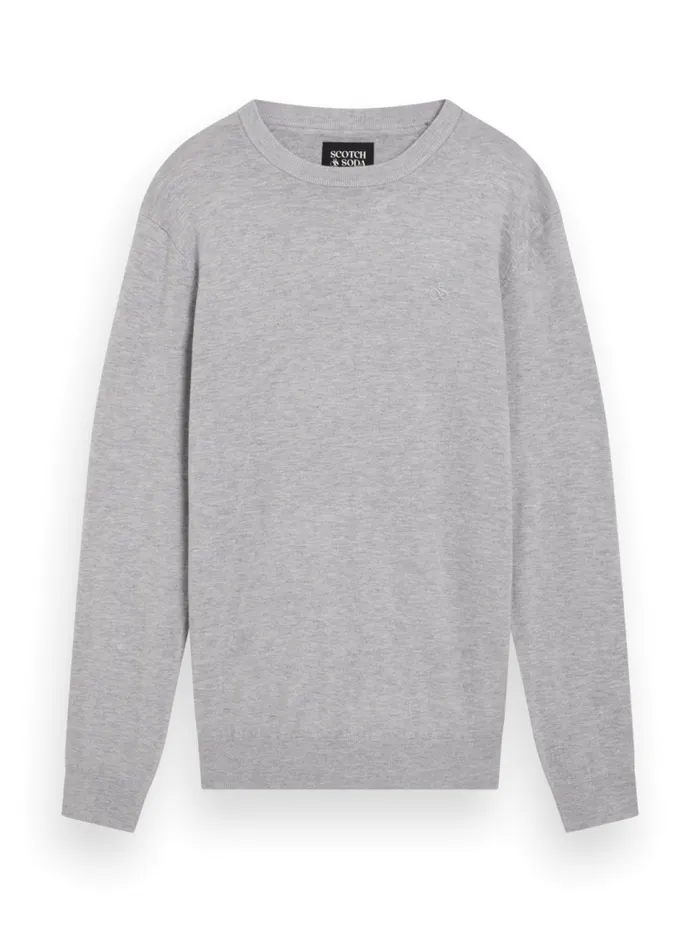Essential 8211 VISCOSE PULLOVER CREWNECK Black Men Scotch and Soda Sweatshirts and Hoodies Essential 8211 VISCOSE PULLOVER CREWNECK Black Men Scotch and Soda Sweatshirts and Hoodies