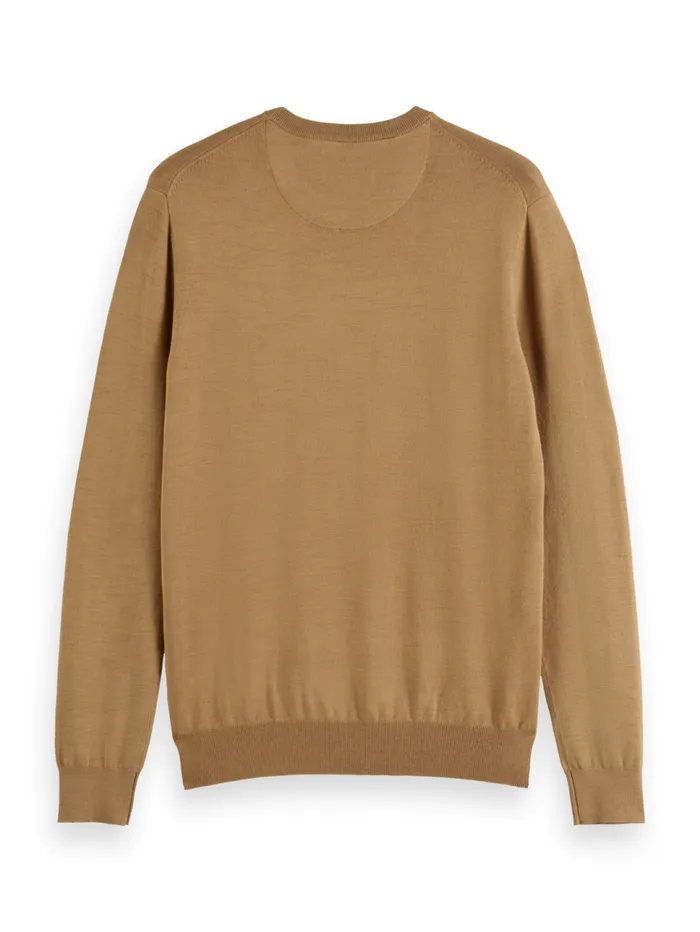 Essential 8211 VISCOSE PULLOVER CREWNECK Black Men Scotch and Soda Sweatshirts and Hoodies Essential 8211 VISCOSE PULLOVER CREWNECK Black Men Scotch and Soda Sweatshirts and Hoodies