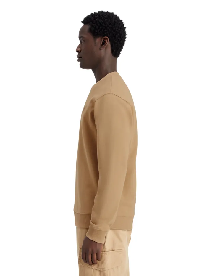 Essential Badge Crew Sweat Desert Sand Men Scotch and Soda Sweatshirts and Hoodies Essential Badge Crew Sweat Desert Sand Men Scotch and Soda Sweatshirts and Hoodies