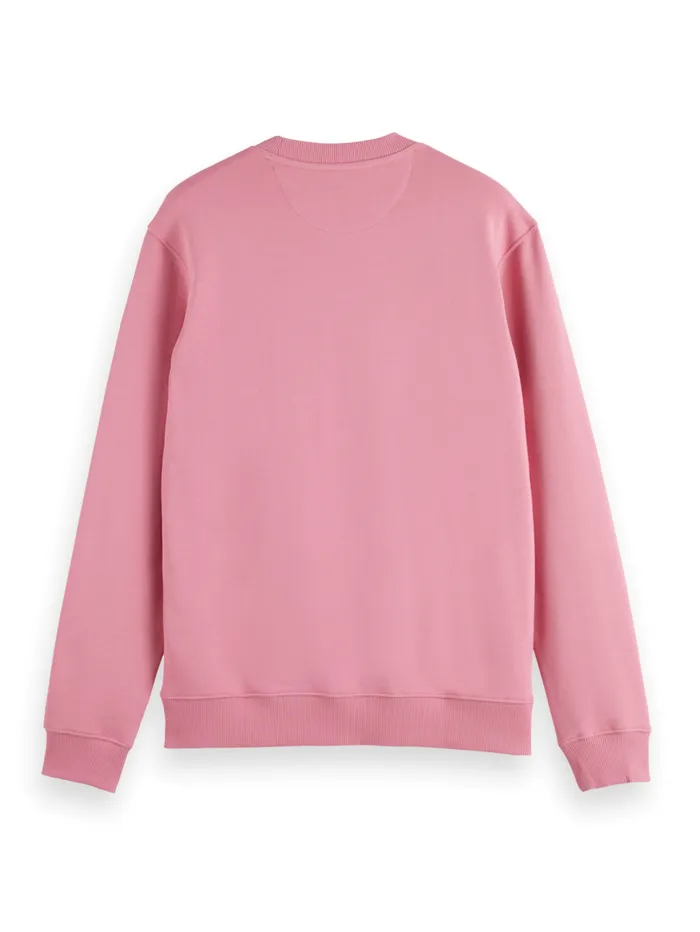 Essential Badge Crew Sweat Desert Sand Men Scotch and Soda Sweatshirts and Hoodies Essential Badge Crew Sweat Desert Sand Men Scotch and Soda Sweatshirts and Hoodies