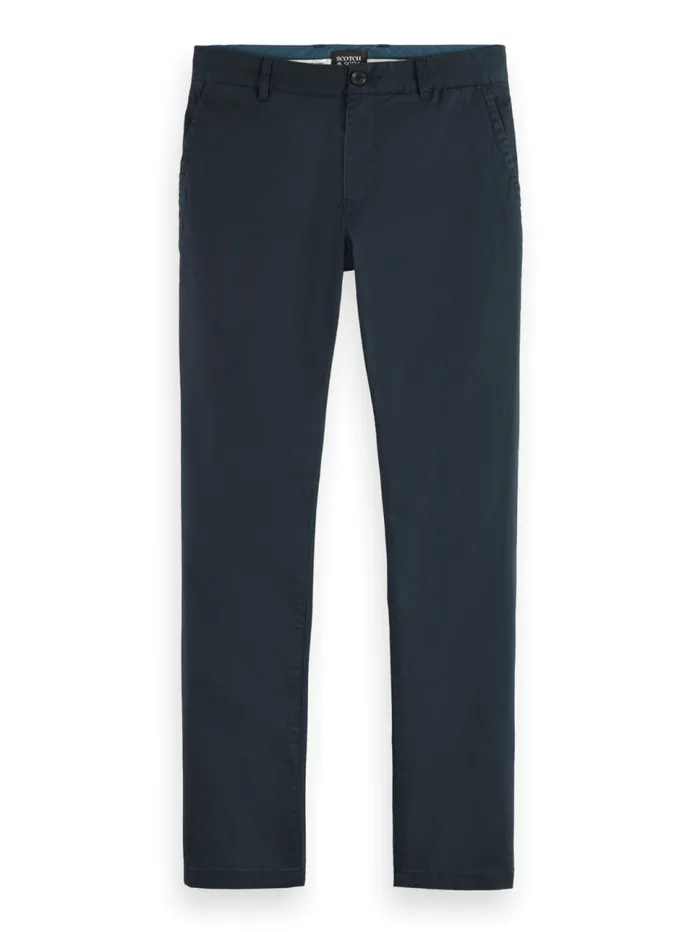 Essential Mott Cottonblend Twill Chino Sand Men Scotch and Soda Pants