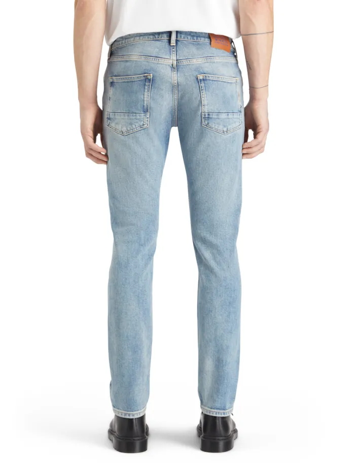 Essential RALSTON IN ORGANIC COTTON AQUA BLUE Aqua Blue Men Scotch and Soda Essentials Essential RALSTON IN ORGANIC COTTON AQUA BLUE Aqua Blue Men Scotch and Soda Essentials