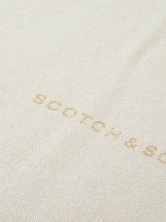 Essential Relaxed Fit Logo Sweatshirt Black Men Scotch and Soda Essentials