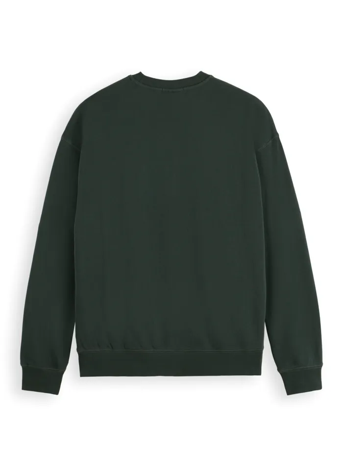 Essential Relaxed Fit Logo Sweatshirt Black Men Scotch and Soda Essentials