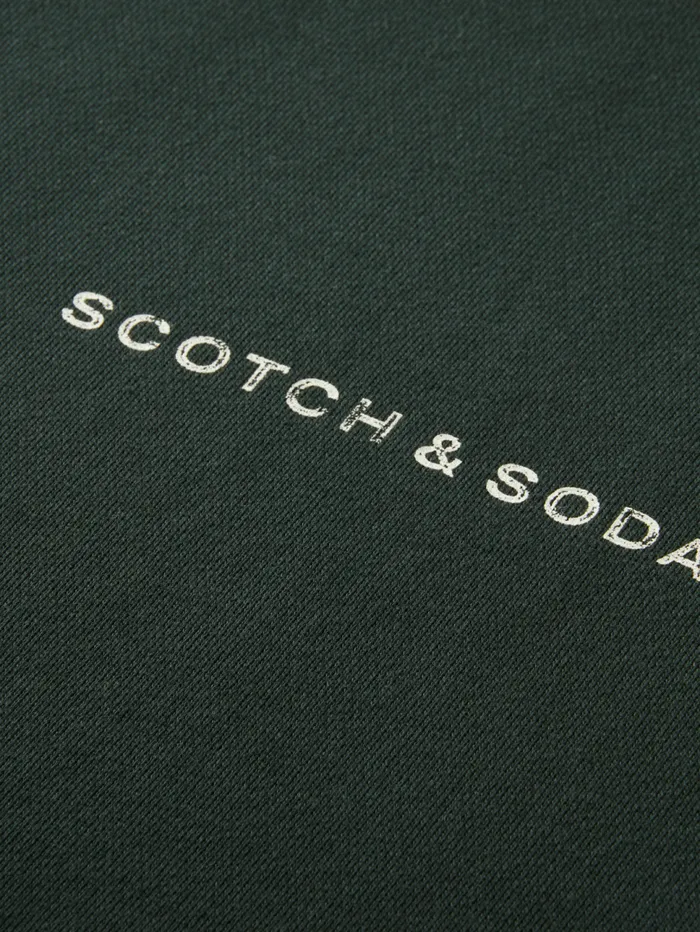 Essential Relaxed Fit Logo Sweatshirt Black Men Scotch and Soda Essentials