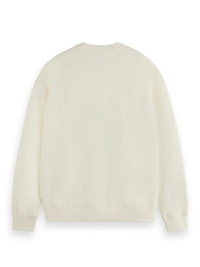 Essential Relaxed Fit Logo Sweatshirt Black Men Scotch and Soda Essentials