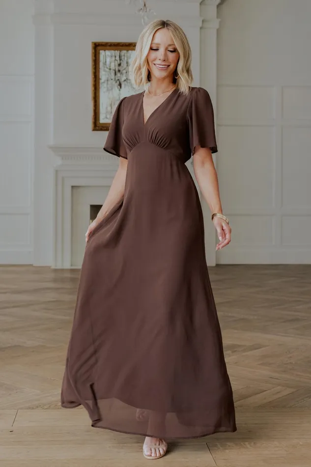 Esti Maxi Dress Espresso Women Baltic Born Mother Of The Bride Esti Maxi Dress Espresso Women Baltic Born Mother Of The Bride