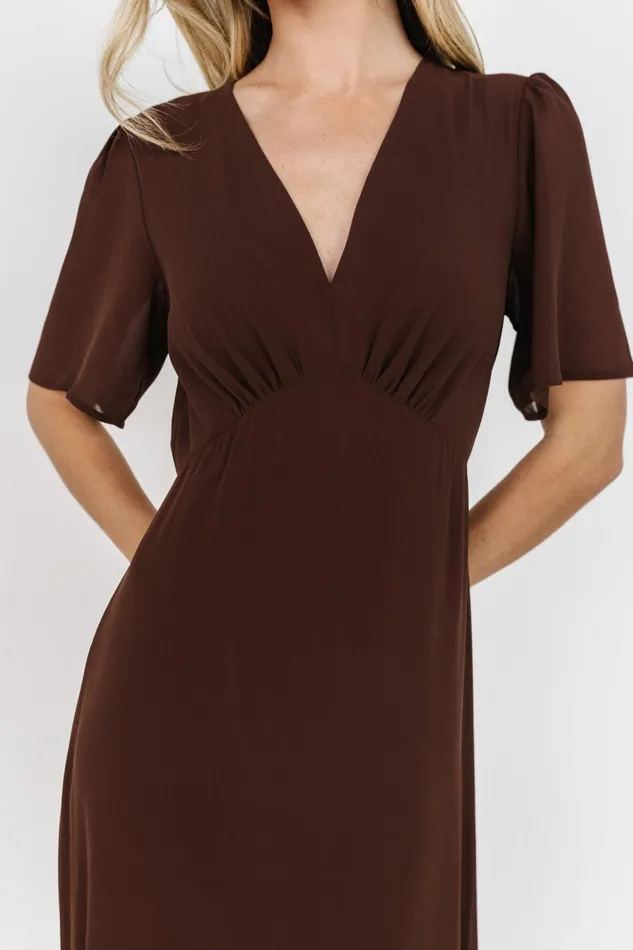 Esti Maxi Dress Espresso Women Baltic Born Mother Of The Bride Esti Maxi Dress Espresso Women Baltic Born Mother Of The Bride
