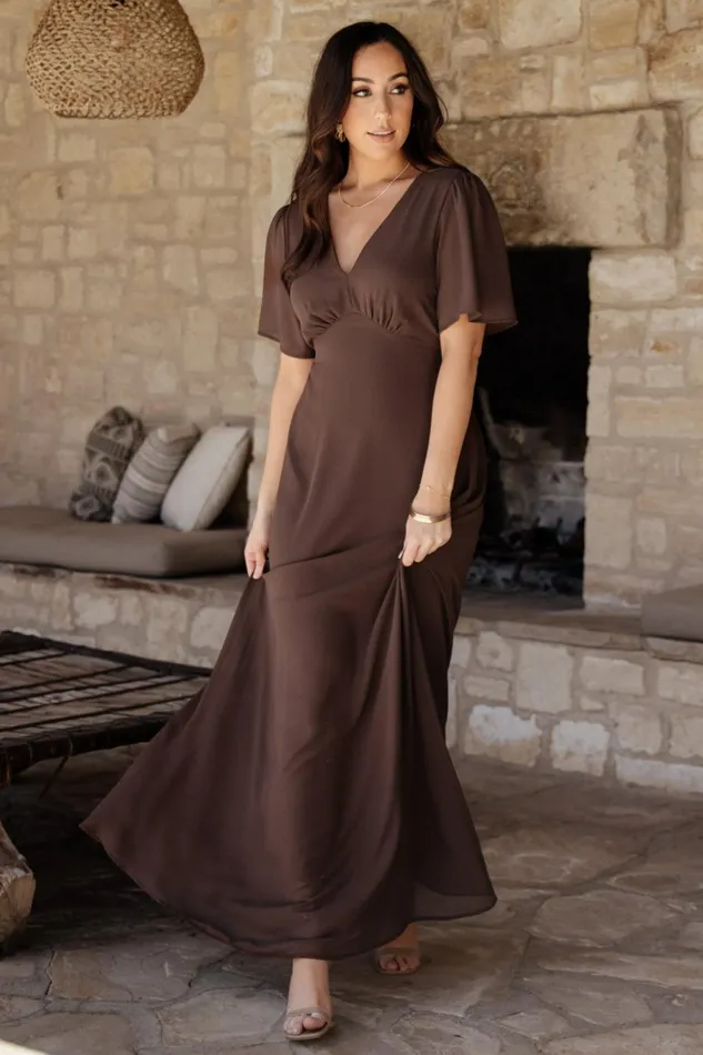 Esti Maxi Dress Espresso Women Baltic Born Mother Of The Bride Esti Maxi Dress Espresso Women Baltic Born Mother Of The Bride