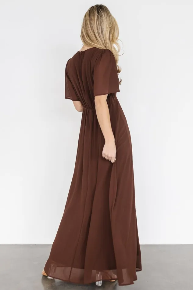 Esti Maxi Dress Espresso Women Baltic Born Mother Of The Bride Esti Maxi Dress Espresso Women Baltic Born Mother Of The Bride